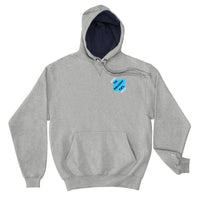 Baby Blue Arrogant Pupil Sticky Note x Champion Hoodie