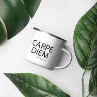 Carpe Diem Enamel Mug