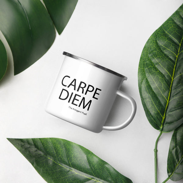 Carpe Diem Enamel Mug