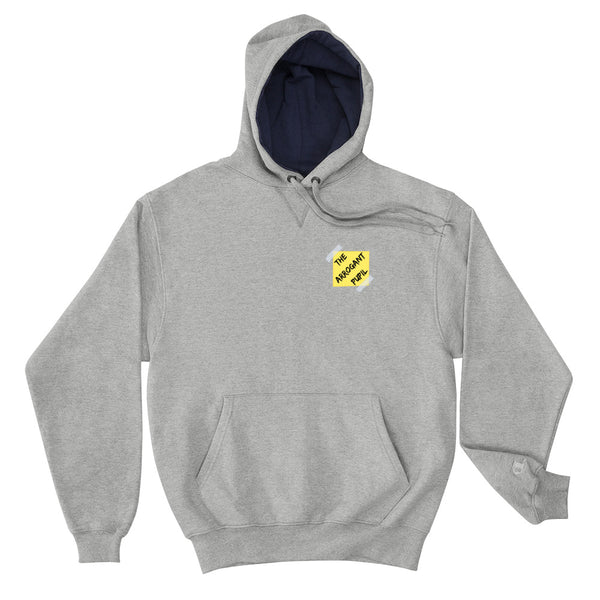 Yellow Arrogant Pupil Sticky Note x Champion Hoodie