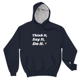 AP Think, Say, Do It x Champion Hoodie