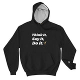 AP Think, Say, Do It x Champion Hoodie