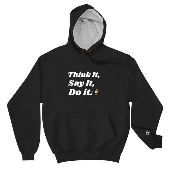 AP Think, Say, Do It x Champion Hoodie