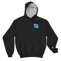 Baby Blue Arrogant Pupil Sticky Note x Champion Hoodie