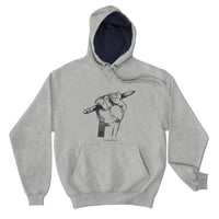 Arrogant Pupil Minimal Fist x Champion Hoodie