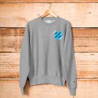 Baby Blue AP Sticky Note x Champion Sweatshirt