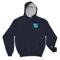 Baby Blue Arrogant Pupil Sticky Note x Champion Hoodie