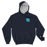 Baby Blue Arrogant Pupil Sticky Note x Champion Hoodie