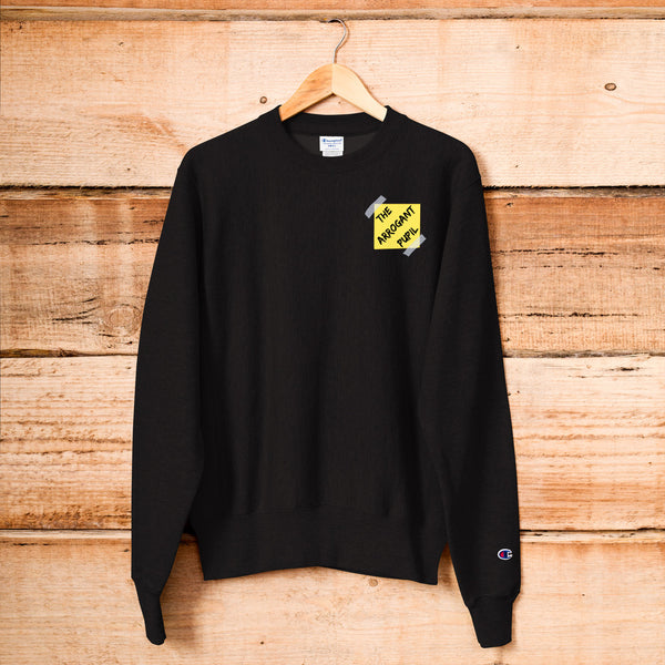 Yellow AP Sticky Note x Champion Sweatshirt